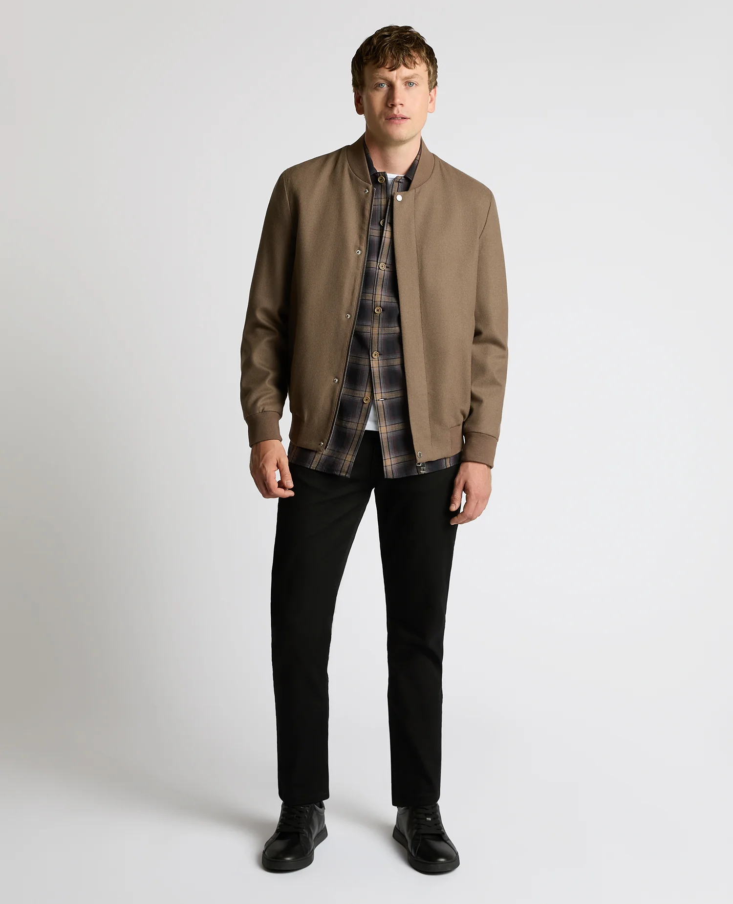 Wool-Blend Bomber Jacket - Image 2
