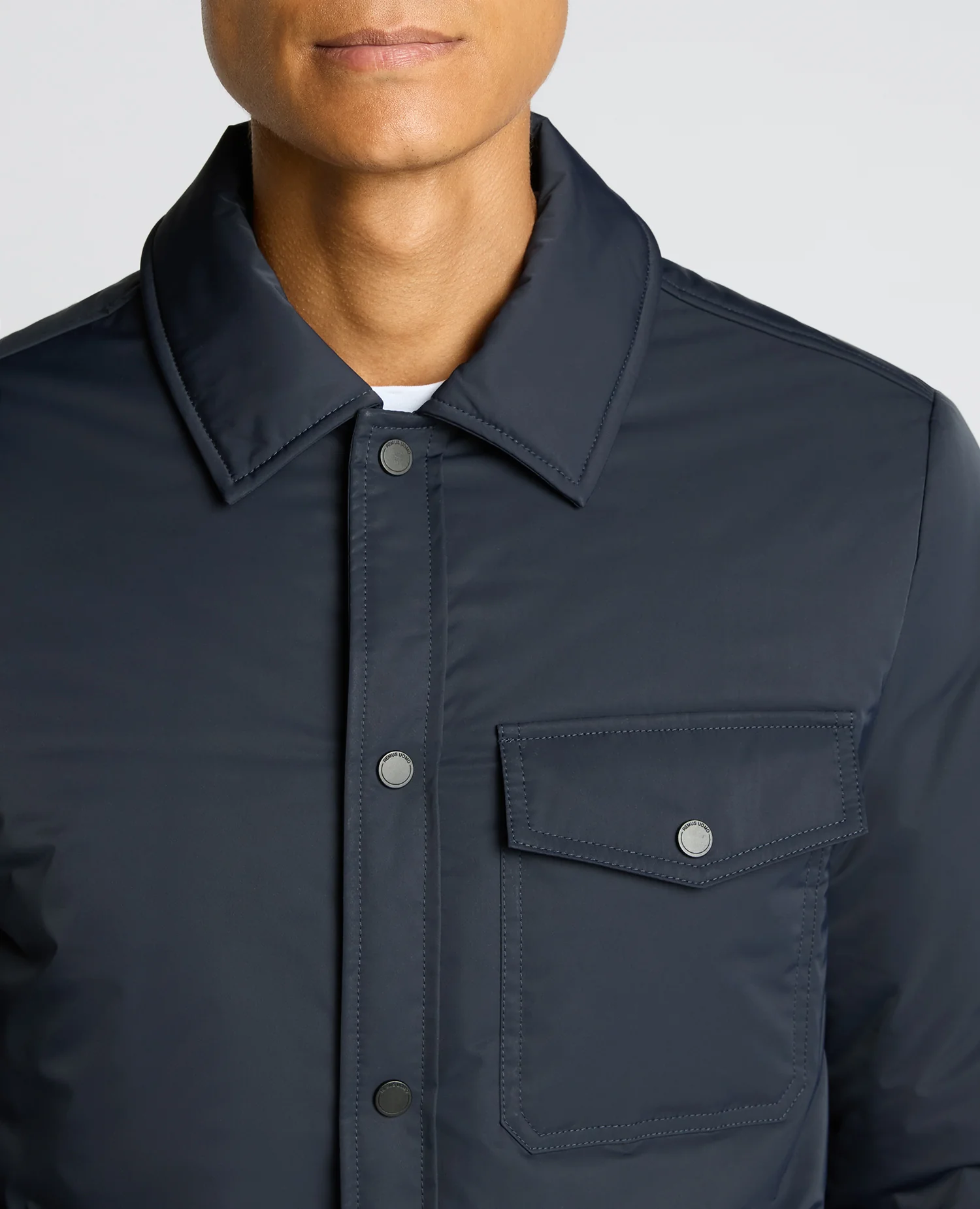 Padded Button-Up Jacket - Image 5