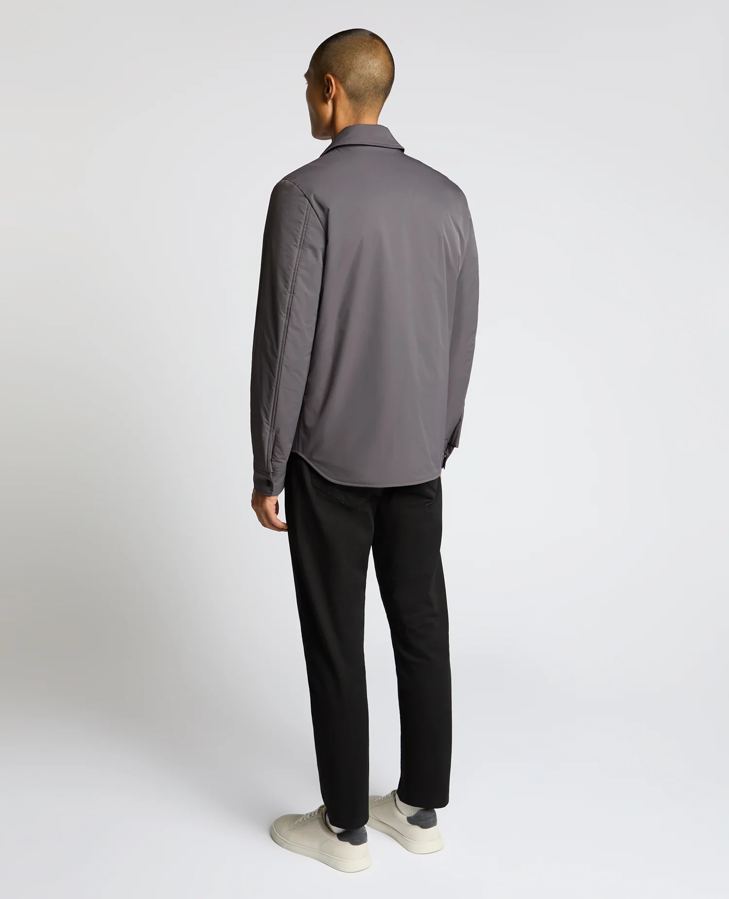 Padded Button-Up Jacket - Image 3