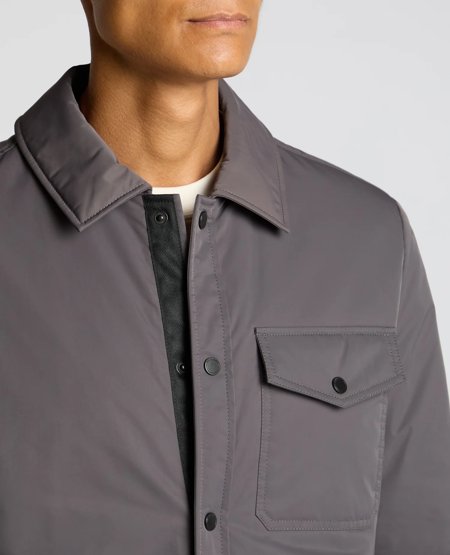 Padded Button-Up Jacket - Image 5