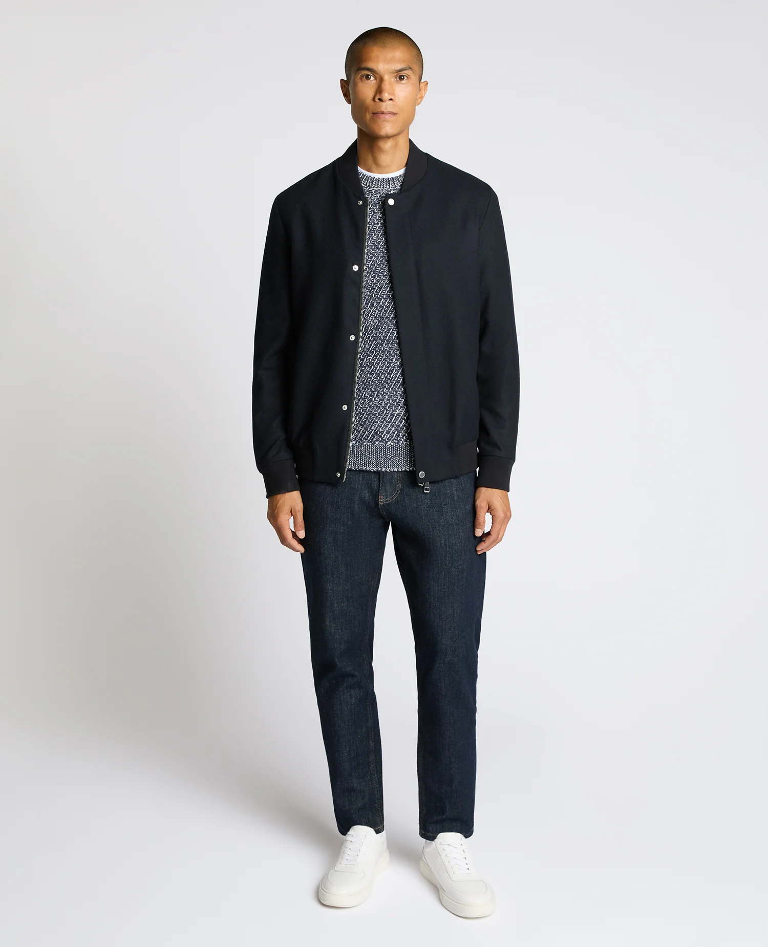 Wool-Blend Bomber Jacket - Image 4