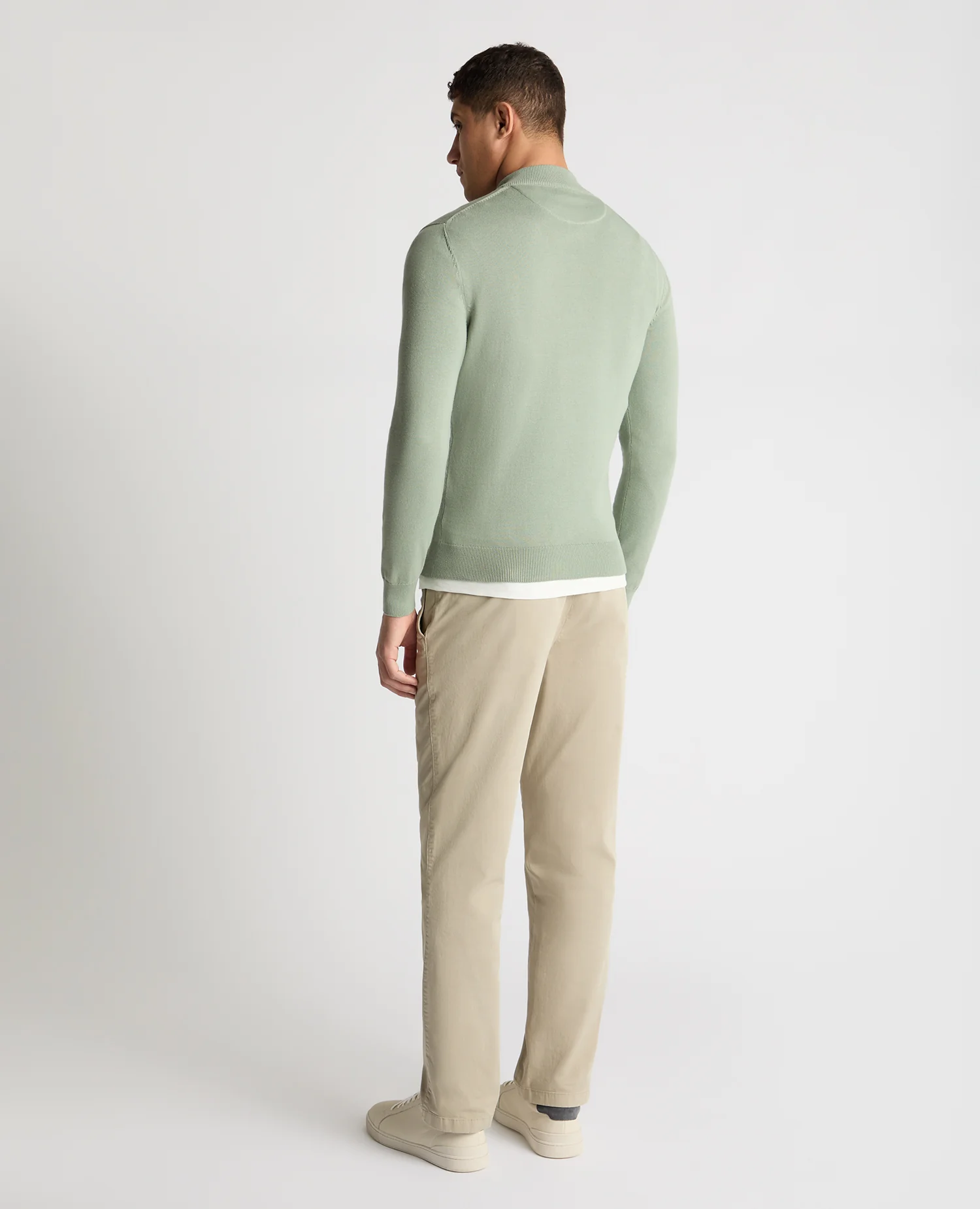 Cotton Half Zip Jumper - Image 3