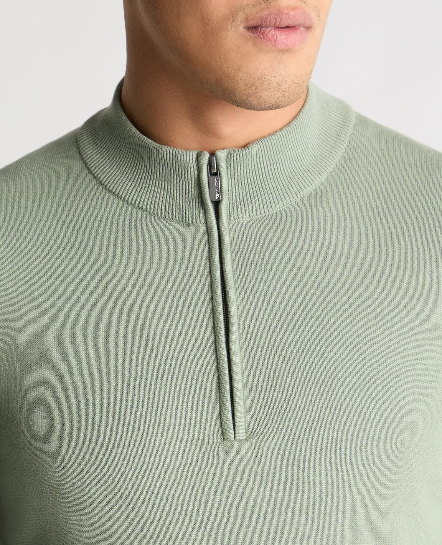 Cotton Half Zip Jumper - Image 5