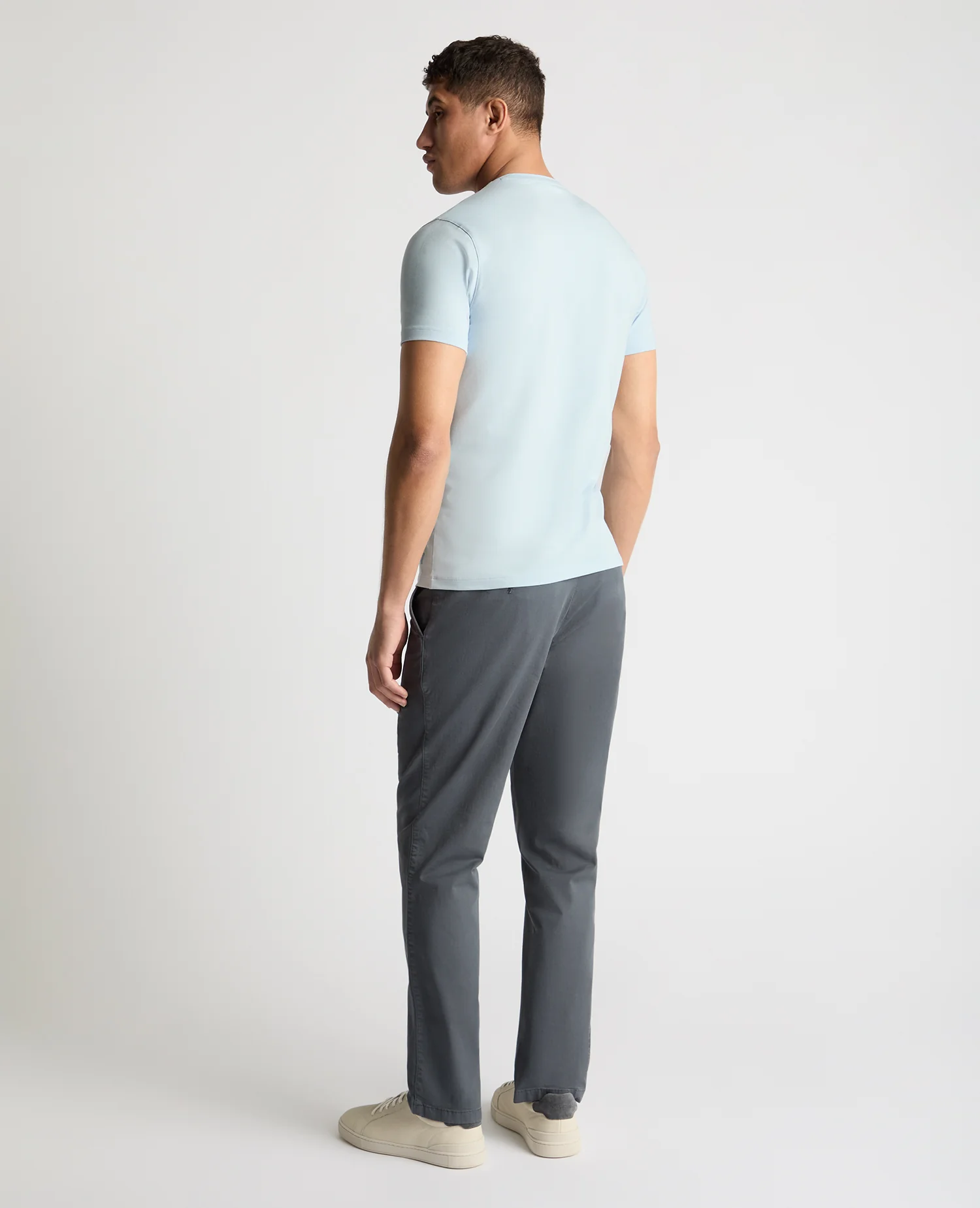 Cotton Stretch Crew Neck Brotherhood T-Shirt - Image 3