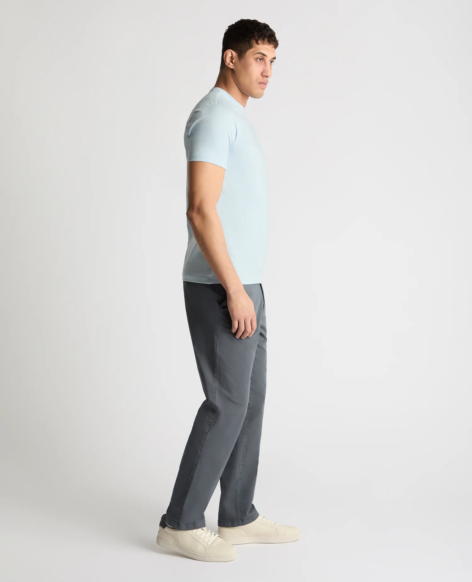 Cotton Stretch Crew Neck Brotherhood T-Shirt - Image 4