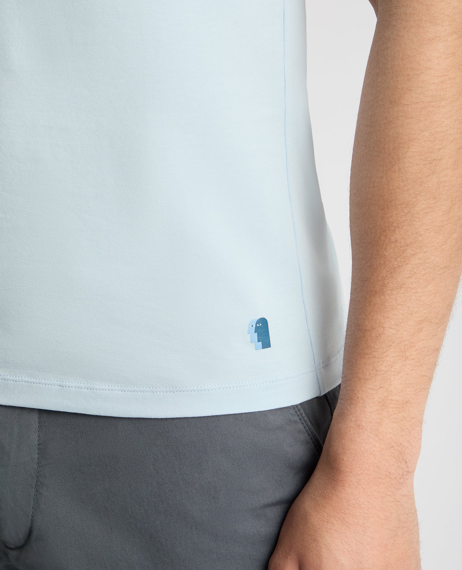 Cotton Stretch Crew Neck Brotherhood T-Shirt - Image 6