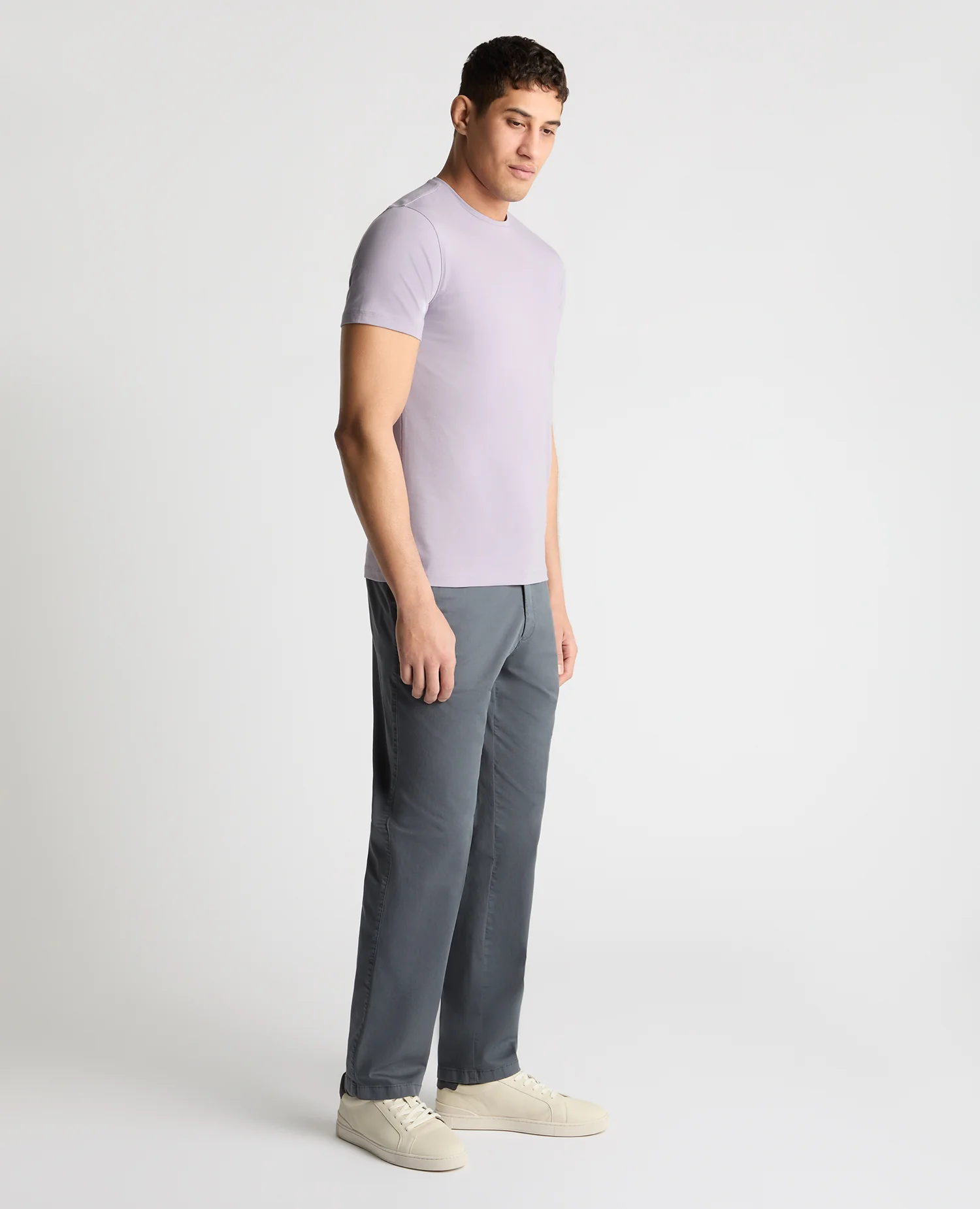 Cotton Stretch Crew Neck Brotherhood T-Shirt - Image 4