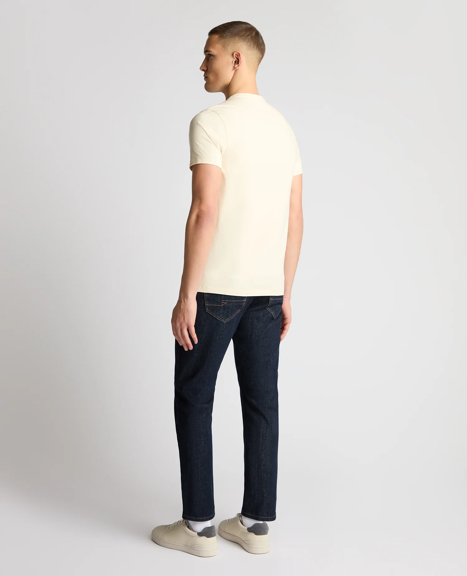 Cotton Stretch Crew Neck Brotherhood T-Shirt - Image 3