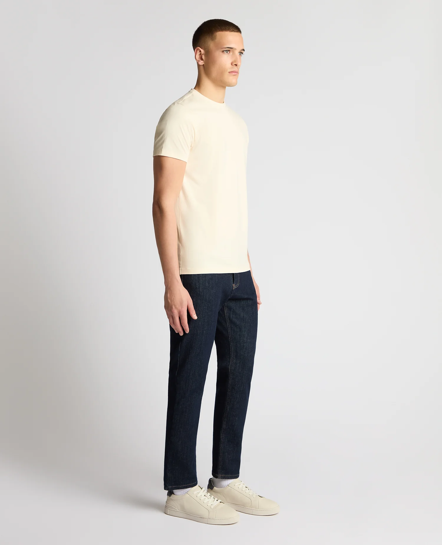 Cotton Stretch Crew Neck Brotherhood T-Shirt - Image 4
