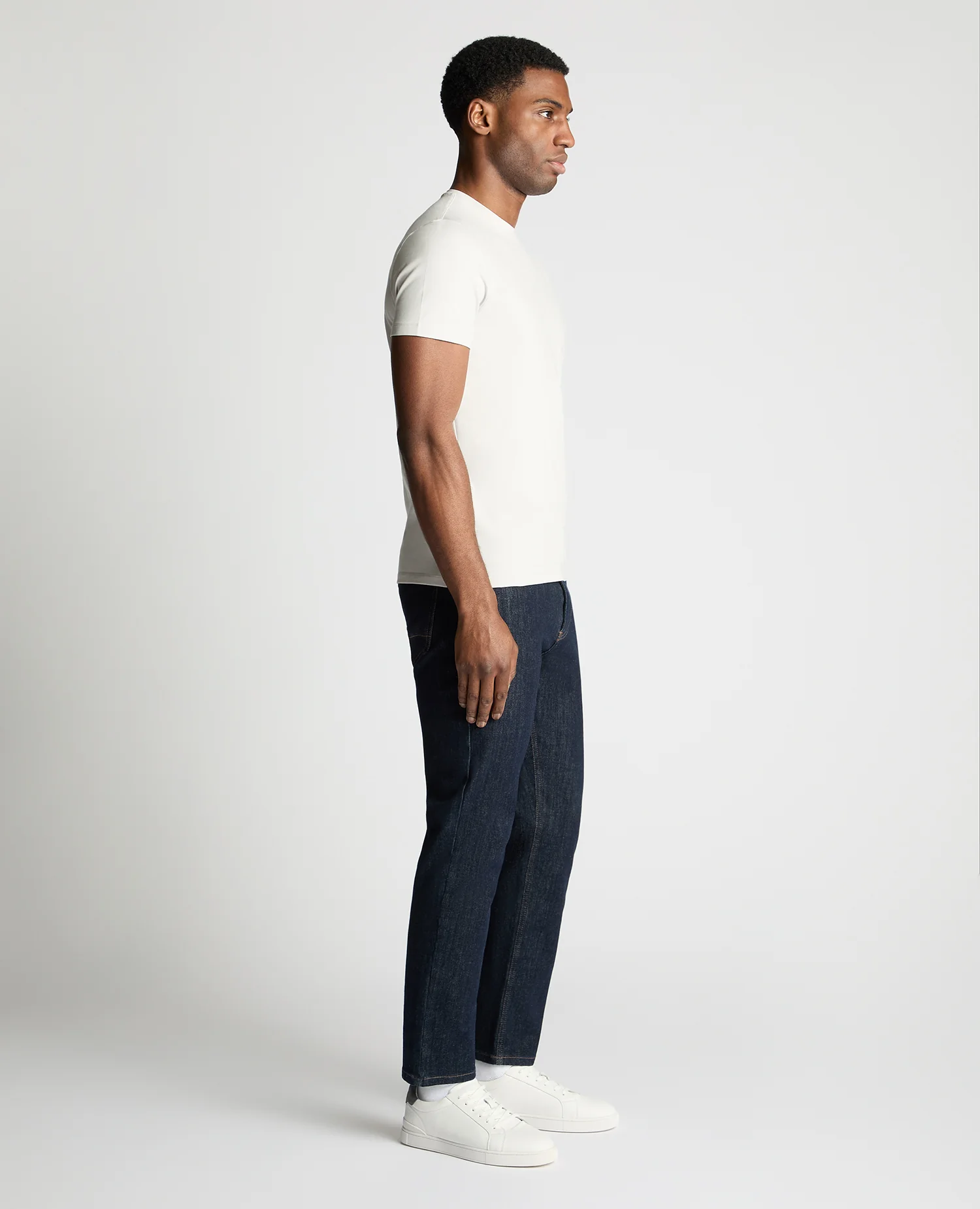 Cotton Stretch Crew Neck Brotherhood T-Shirt - Image 4