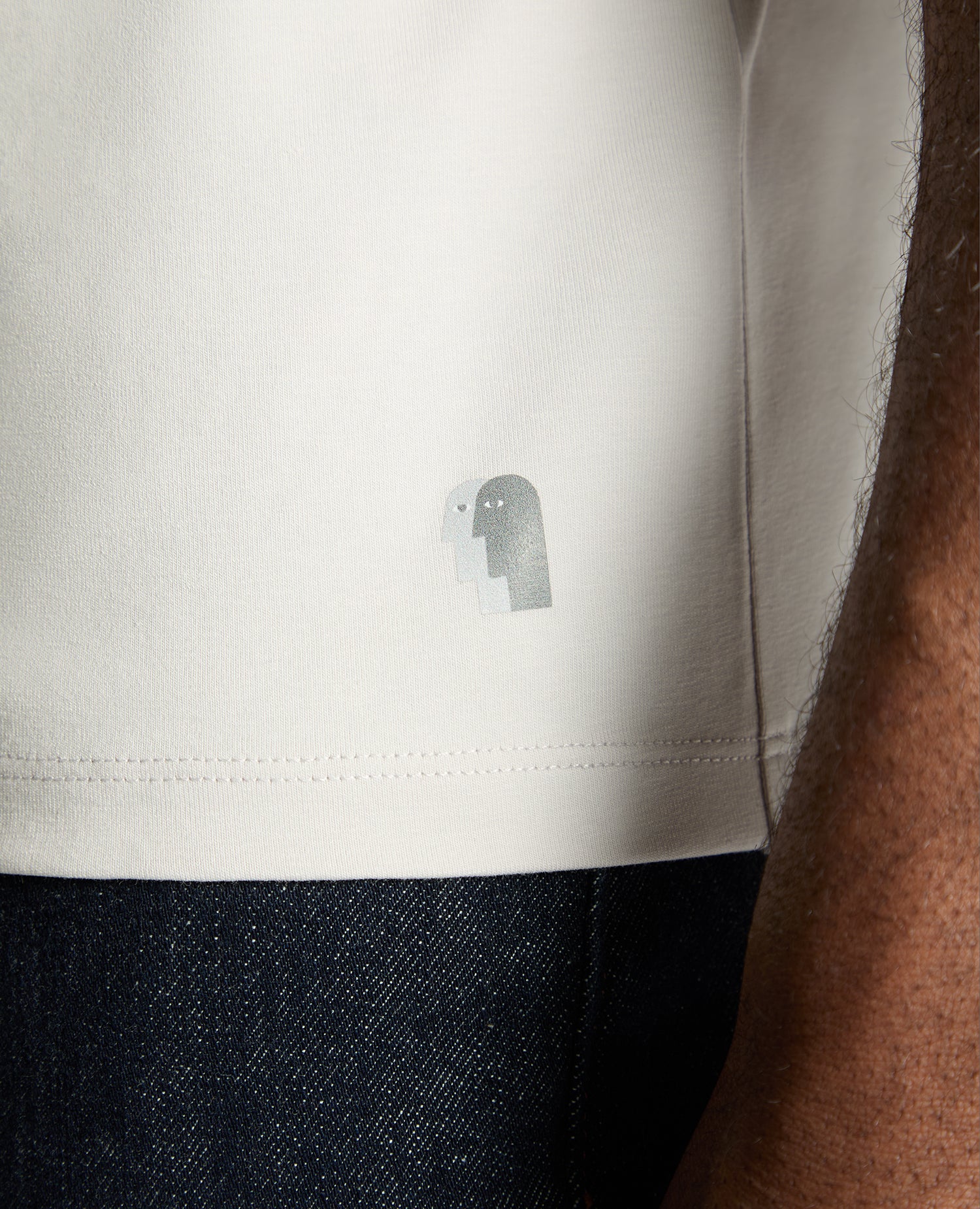 Cotton Stretch Crew Neck Brotherhood T-Shirt - Image 6