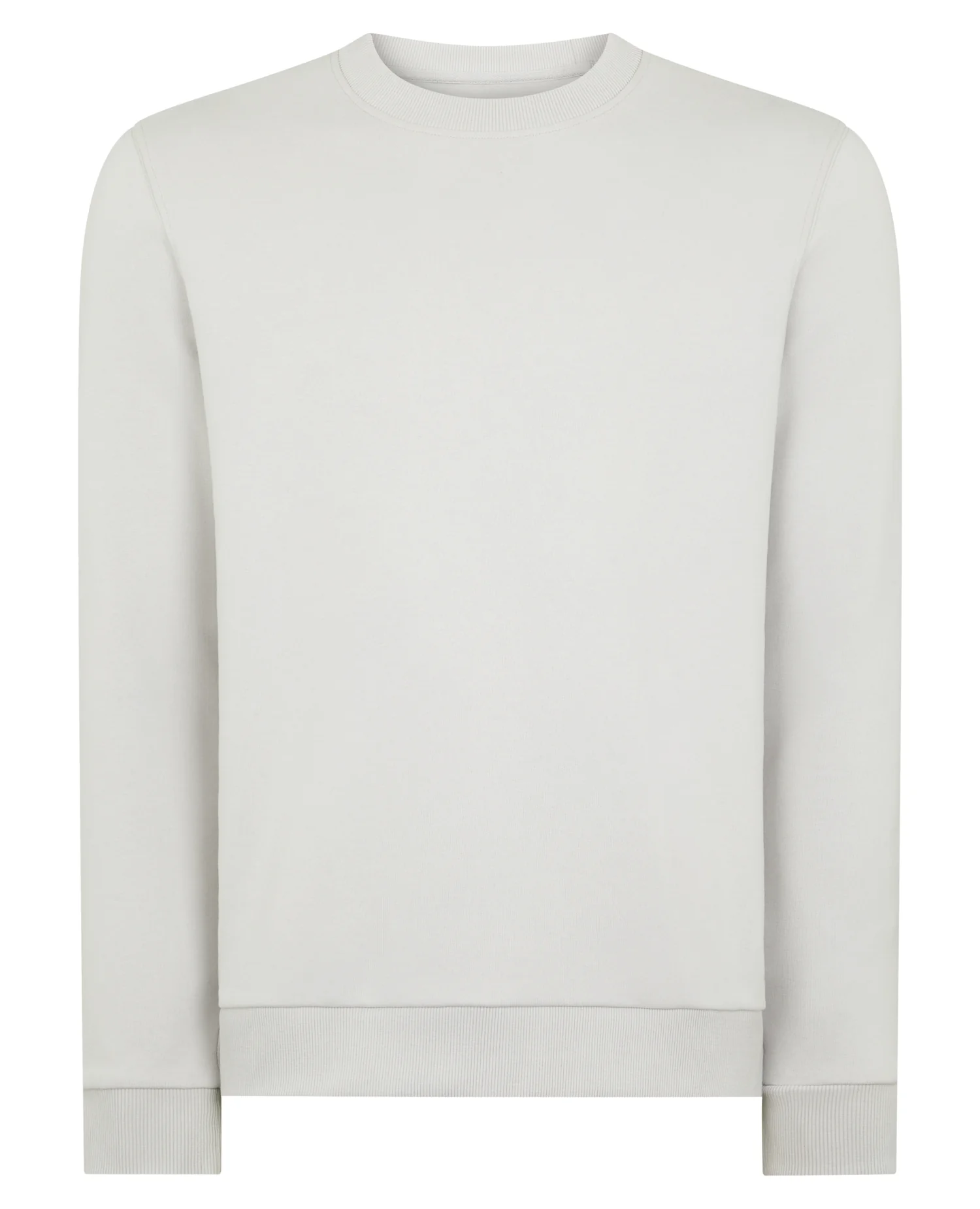 Crew Neck Terry Embroidered Sweatshirt - Image 7