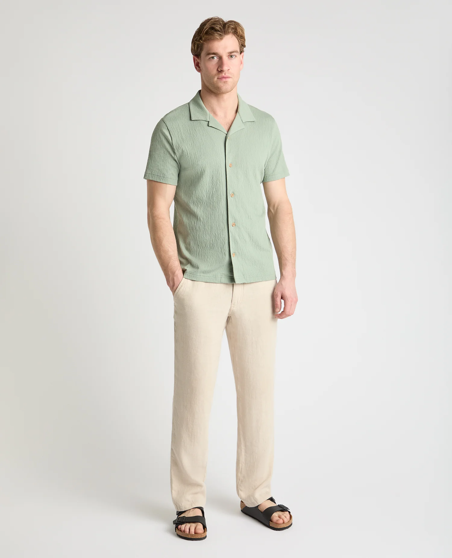 Cuban Collar Jersey Shirt - Image 2