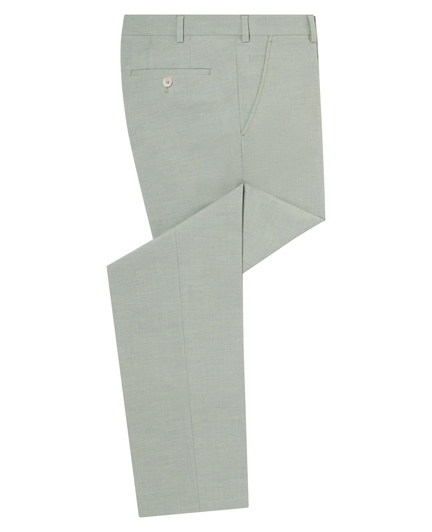 Tapered Fit Peak Lapel Suit Trousers