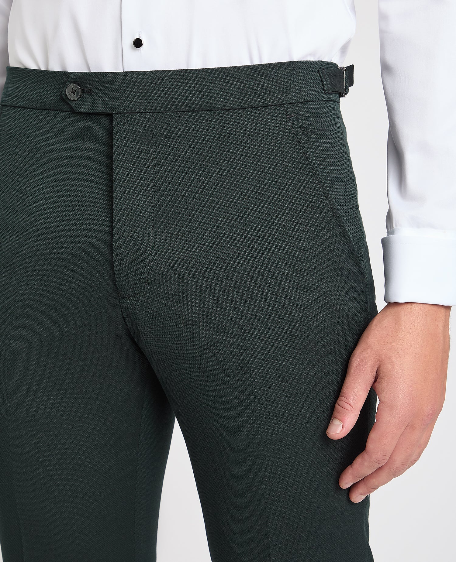 Stretch Blend Formal Trousers - Image 4