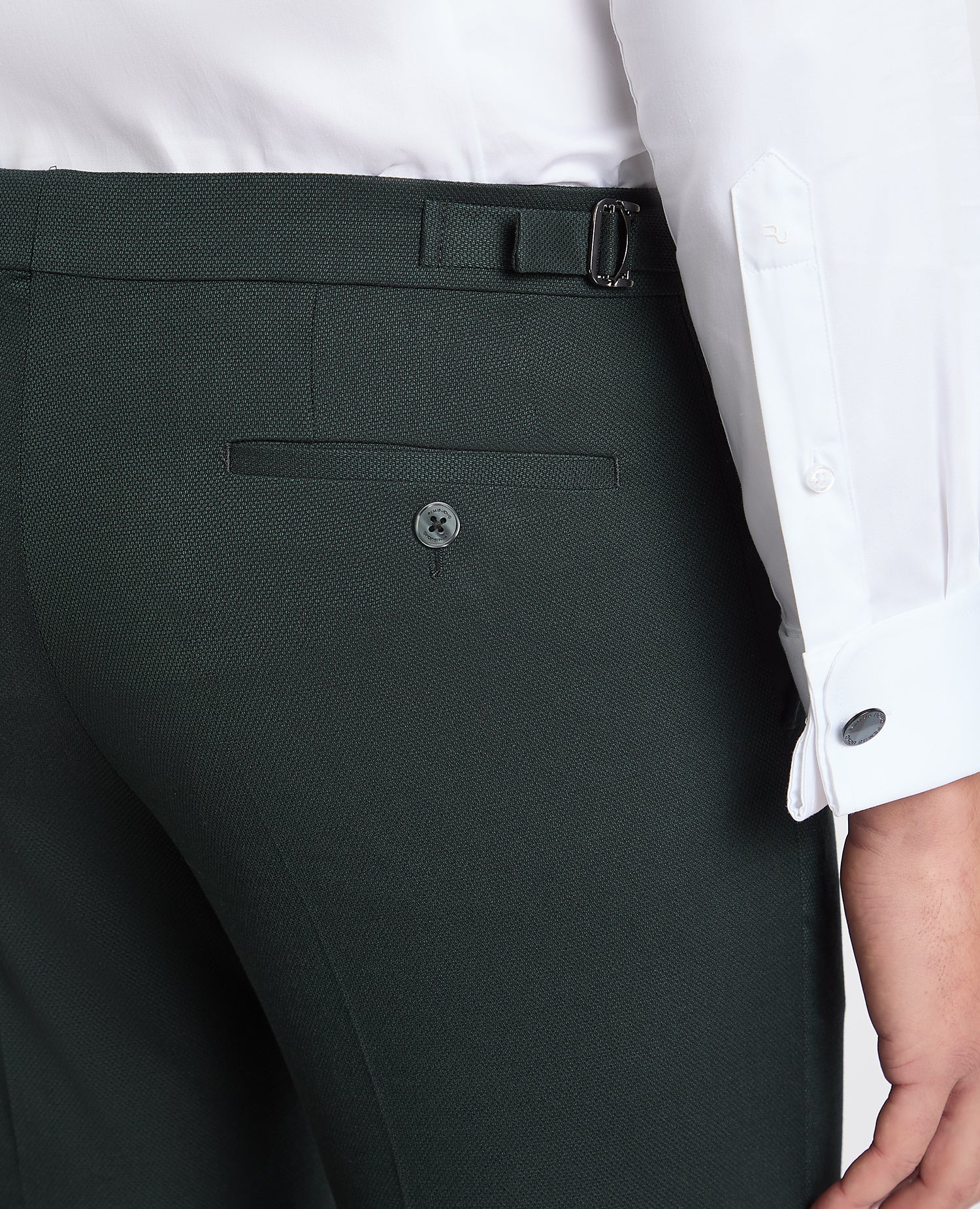 Stretch Blend Formal Trousers - Image 5