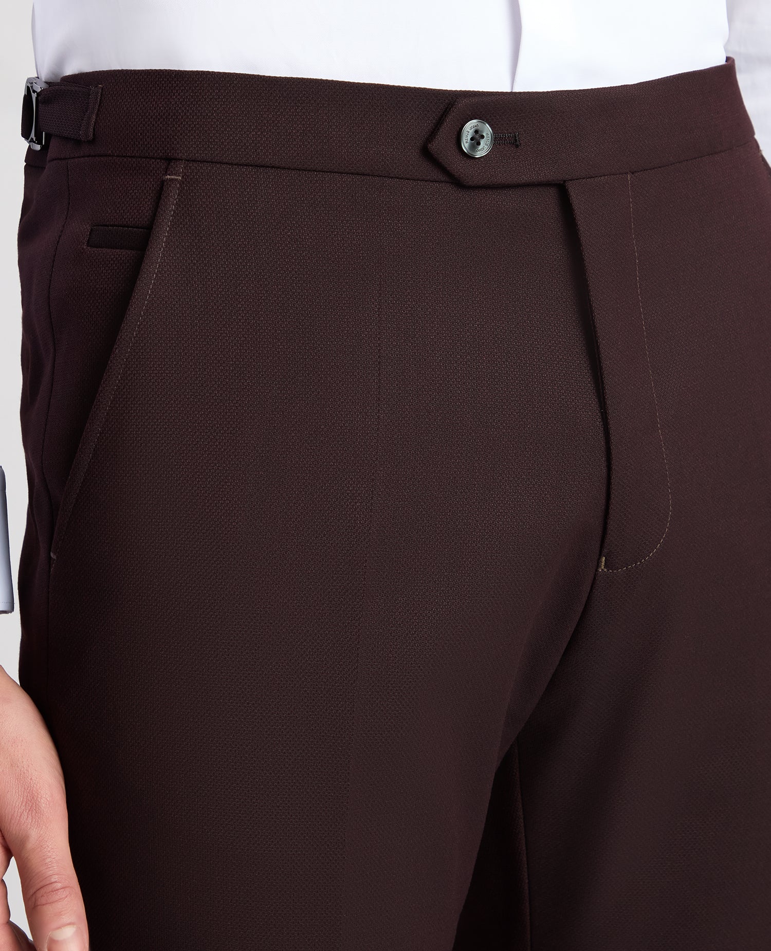 Stretch Blend Formal Trousers - Image 4