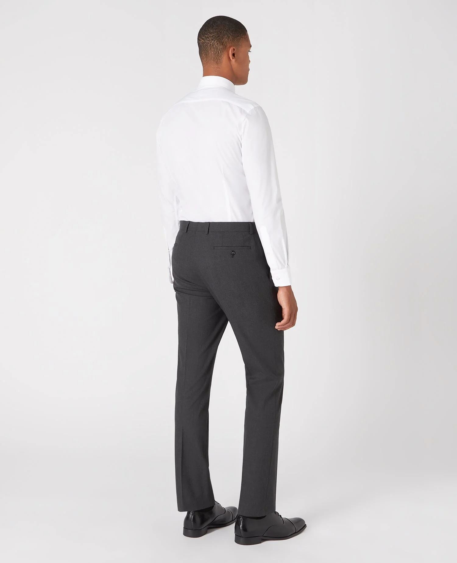Slim Leg Formal Trousers - Image 3