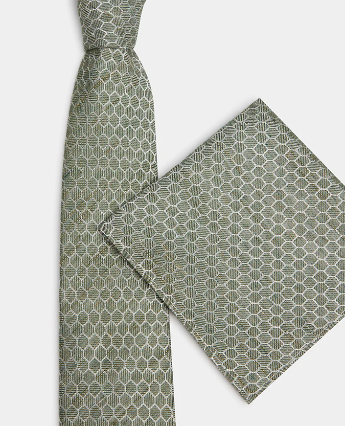 Geometric Design Tie - Image 3
