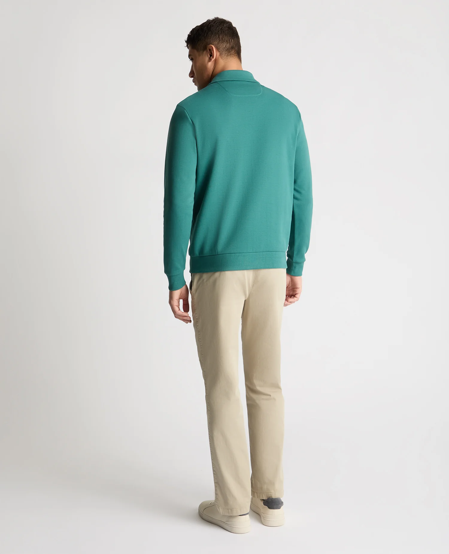Half-Zip Jersey Sweatshirt - Image 3