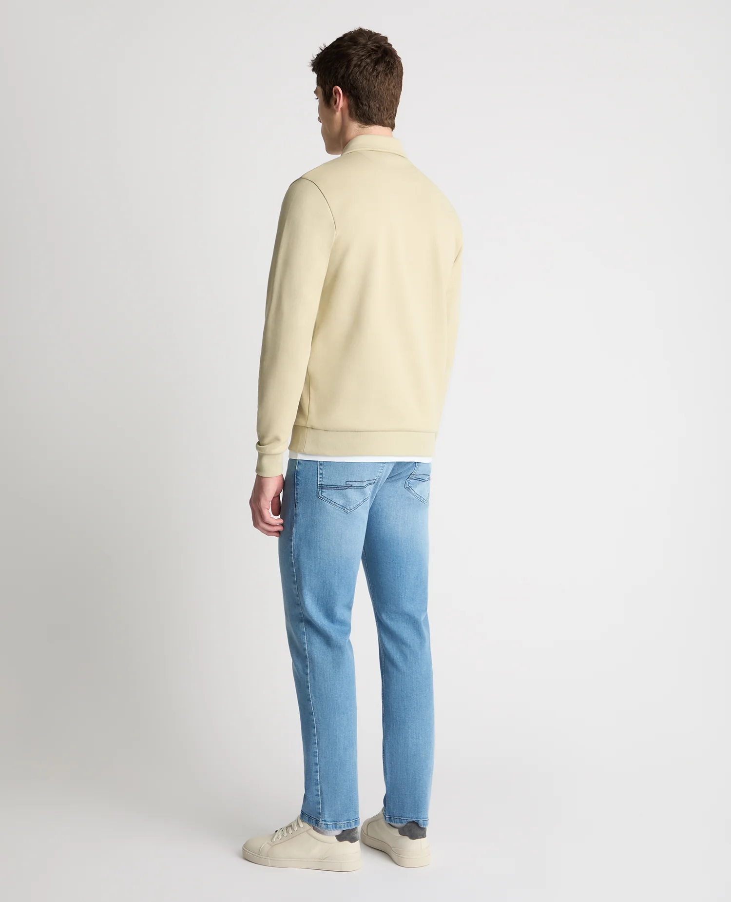 Half-Zip Jersey Sweatshirt - Image 3