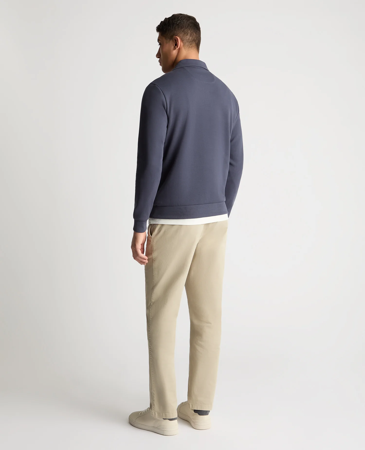 Half-Zip Jersey Sweatshirt - Image 3