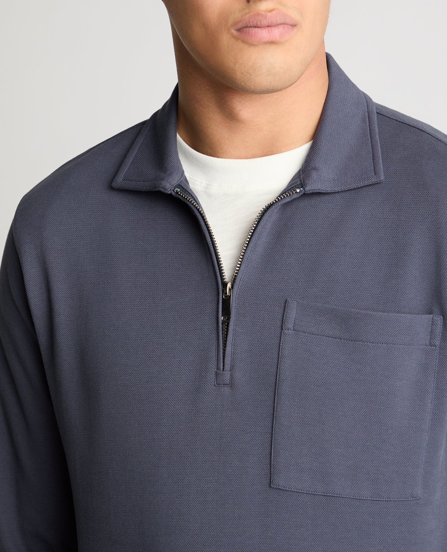Half-Zip Jersey Sweatshirt - Image 5