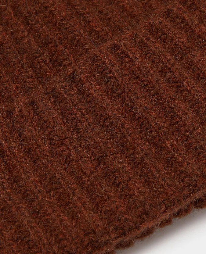 Rib-Knit Wool Rich Beanie - Image 3