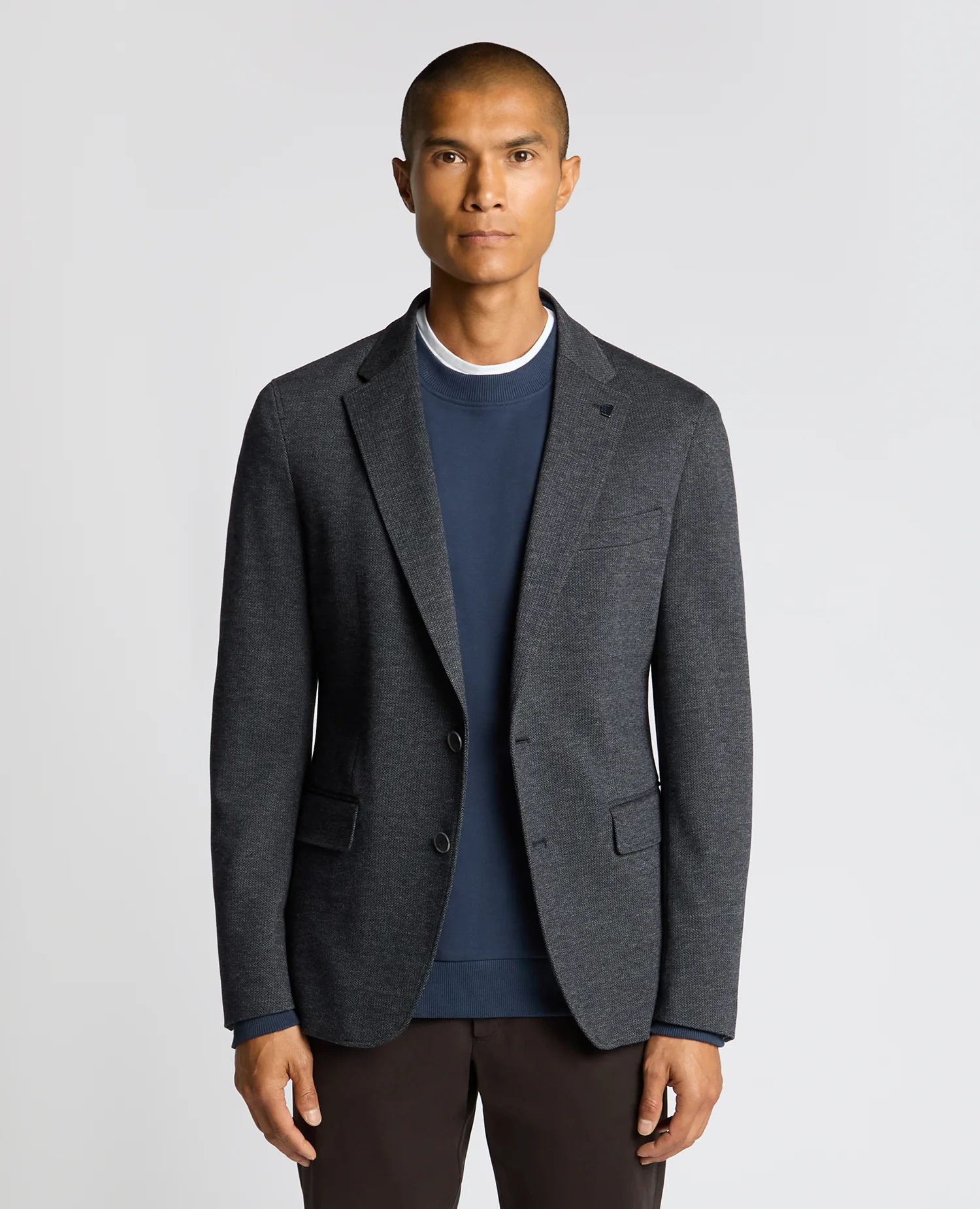 Slim Fit Jersey-Blend Angelo Jacket