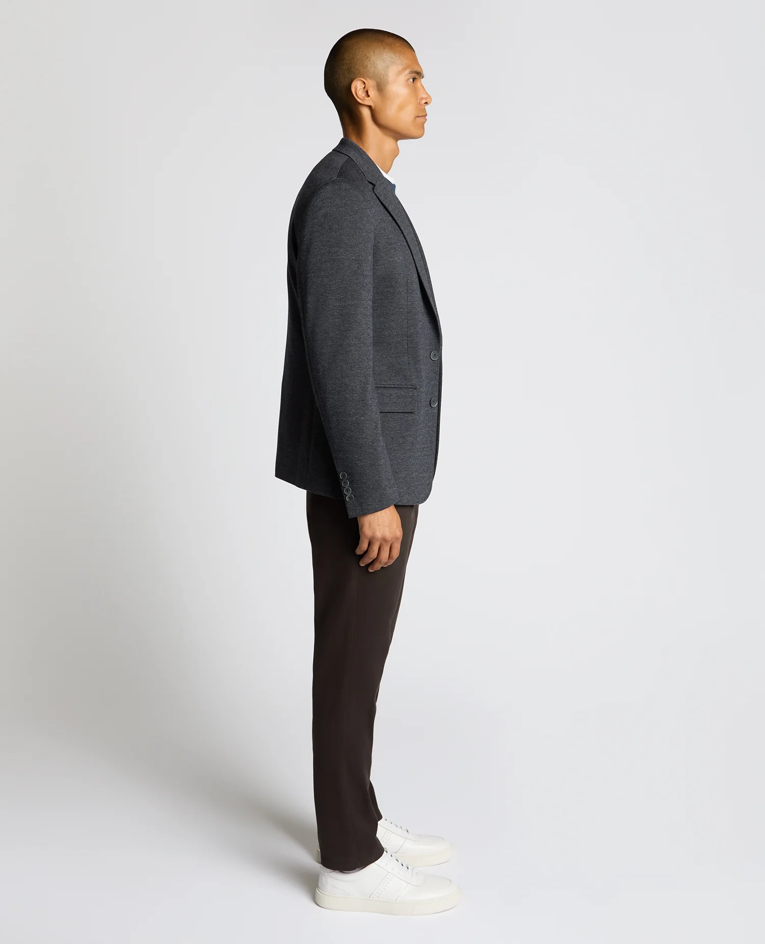 Slim Fit Jersey-Blend Angelo Jacket - Image 4