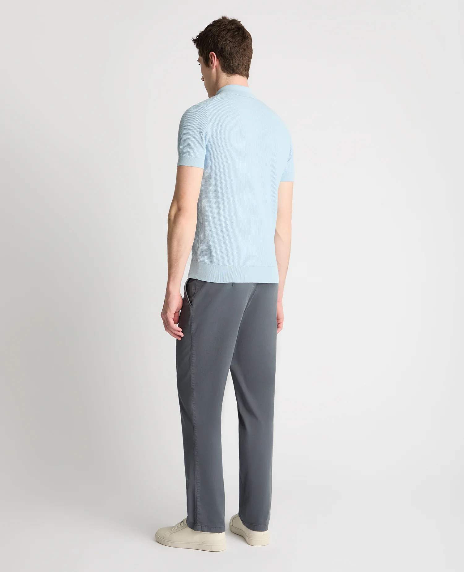 Knitted Cotton Polo Shirt - Image 3