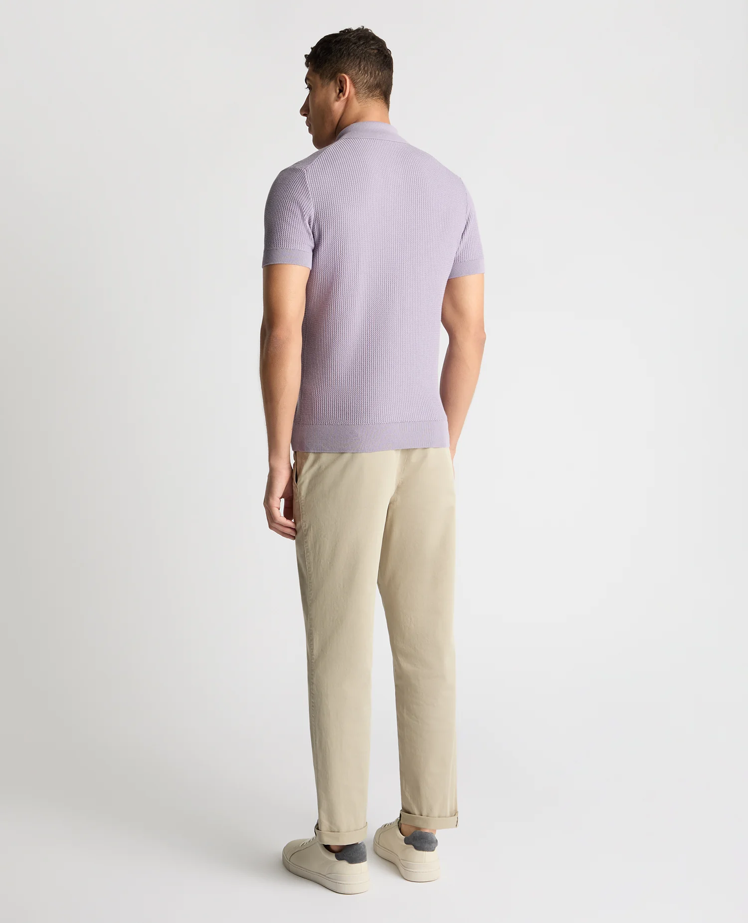 Knitted Cotton Polo Shirt - Image 3