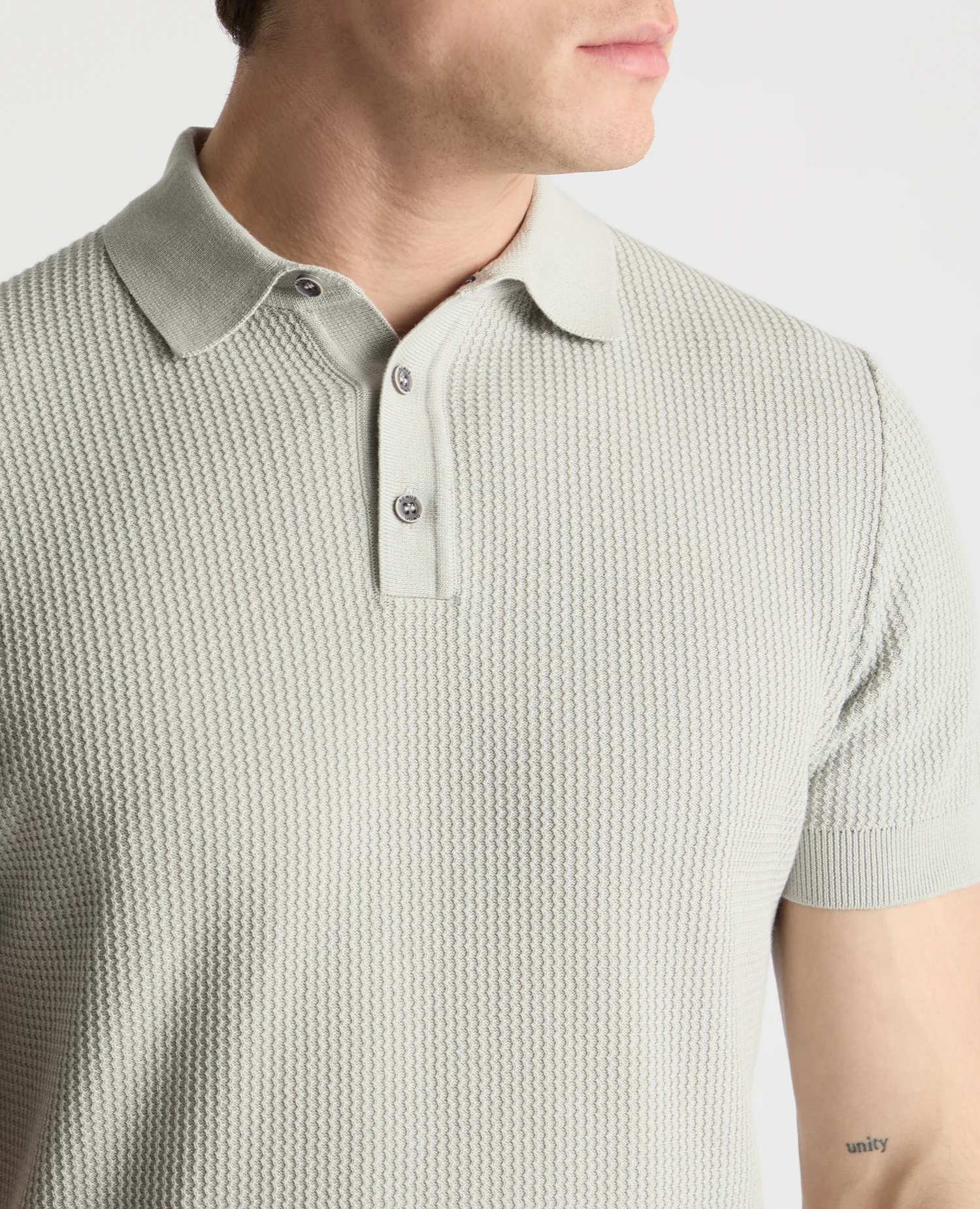 Knitted Cotton Polo Shirt - Image 5