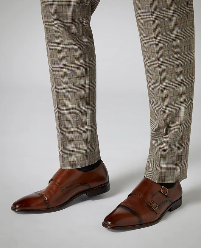 Leather Monk Strap Brogue - Image 5