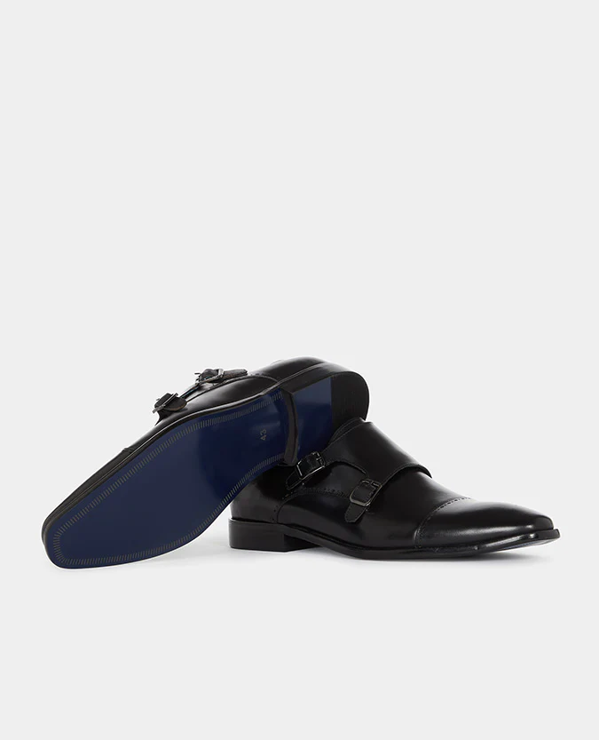 Leather Monk Strap Brogue - Image 4