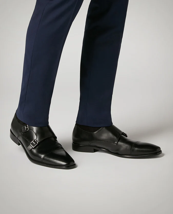 Leather Monk Strap Brogue - Image 5