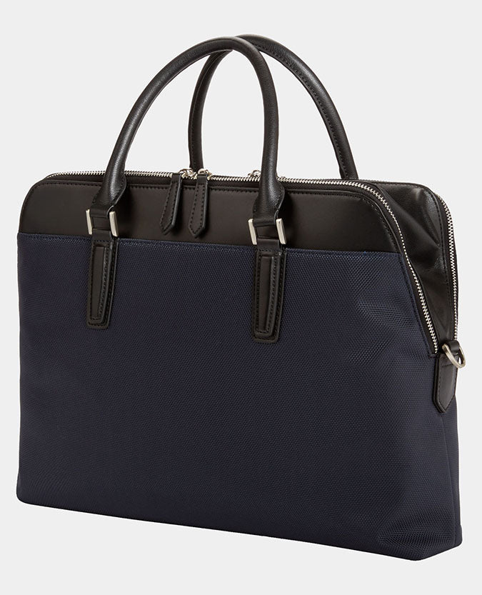 Leather-Trimmed Briefcase - Image 3