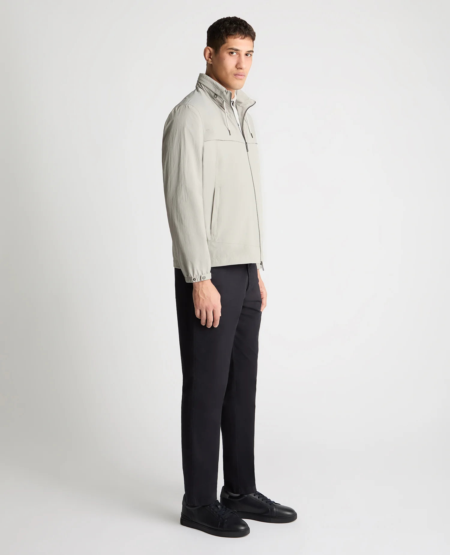Lightweight Nylon Windbreaker Jacket - Image 5