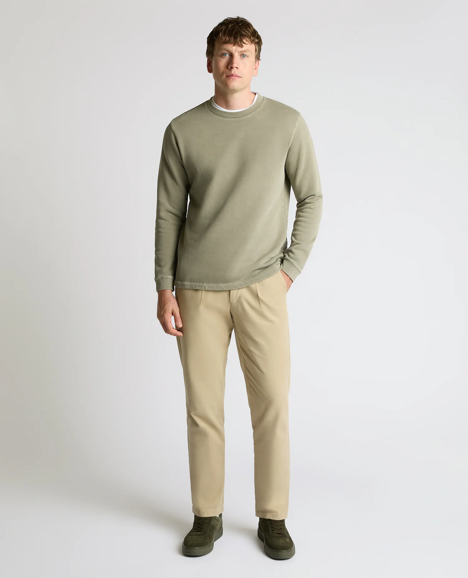 Crew Neck Jersey Sweatshirt - Image 2