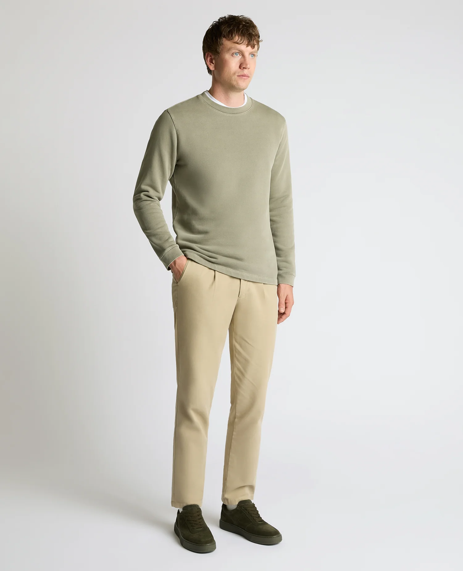 Crew Neck Jersey Sweatshirt - Image 4