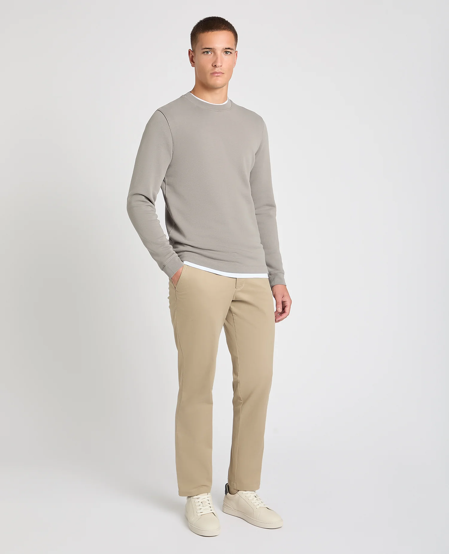 Crew Neck Jersey Sweatshirt - Image 2