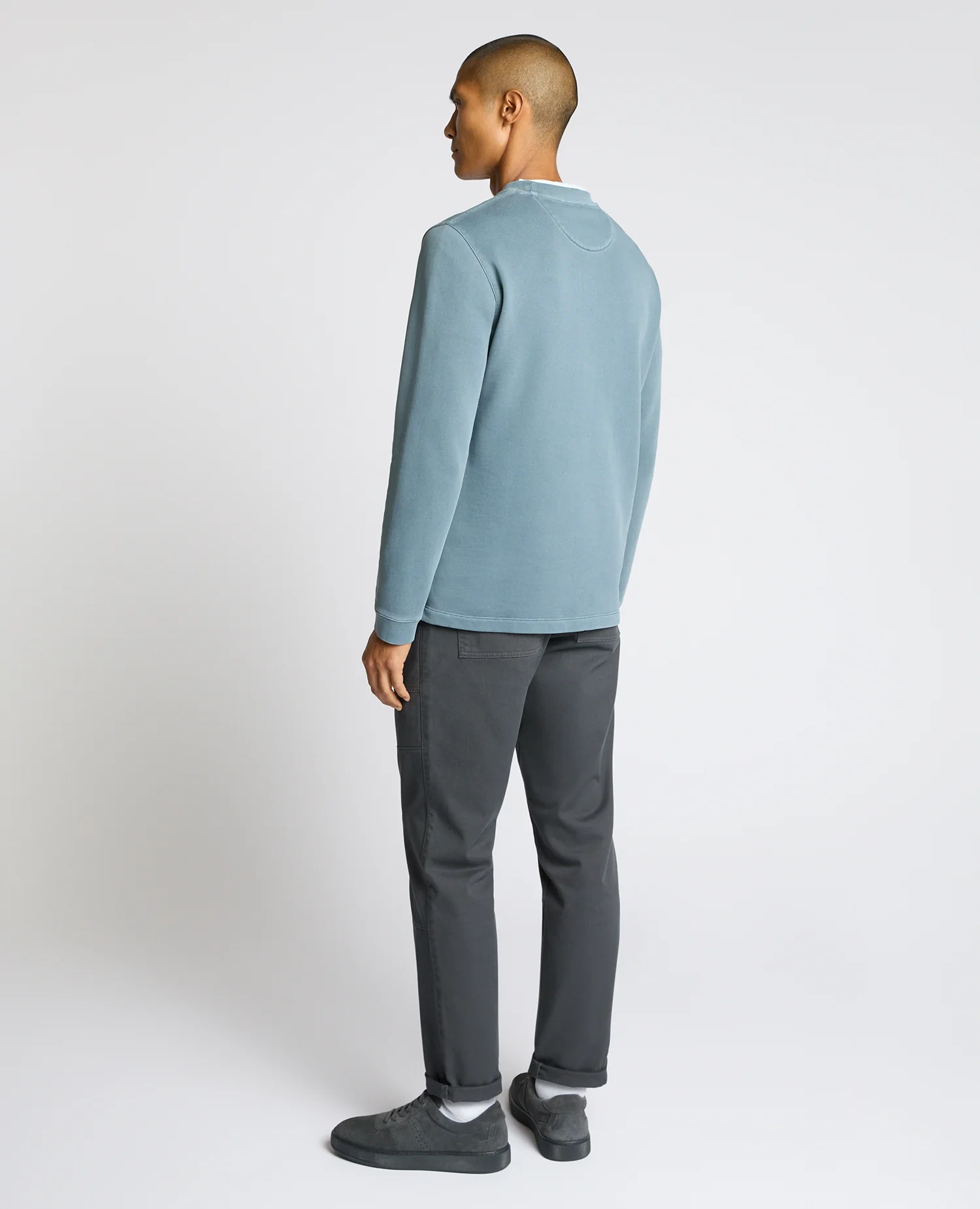 Crew Neck Jersey Sweatshirt - Image 3