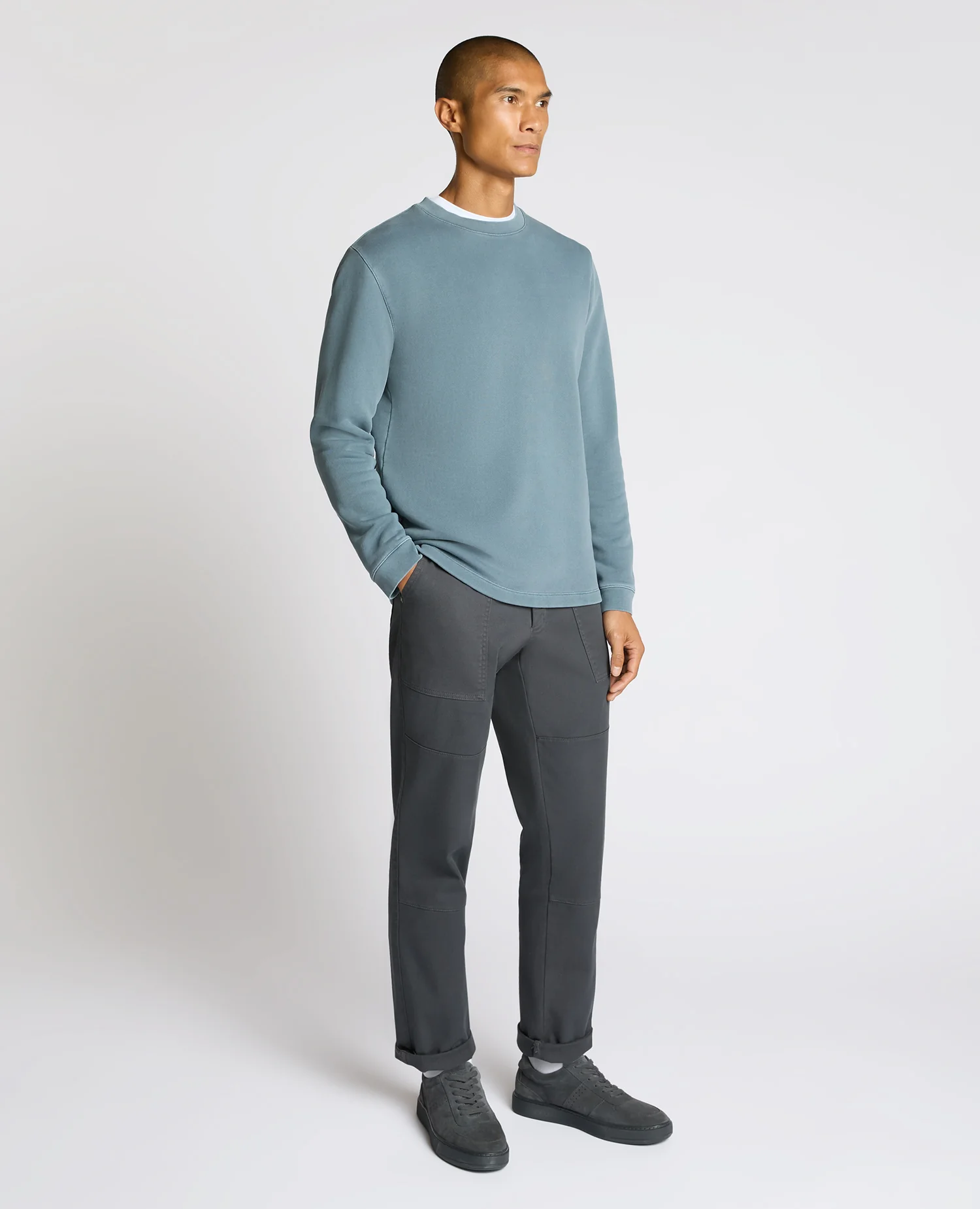 Crew Neck Jersey Sweatshirt - Image 4