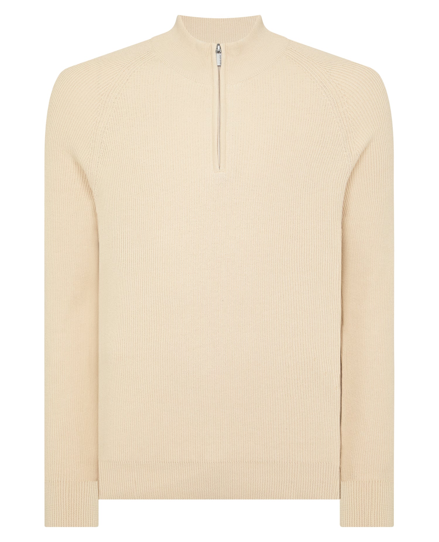 Cotton Half-Zip Knit Sweater - Image 6