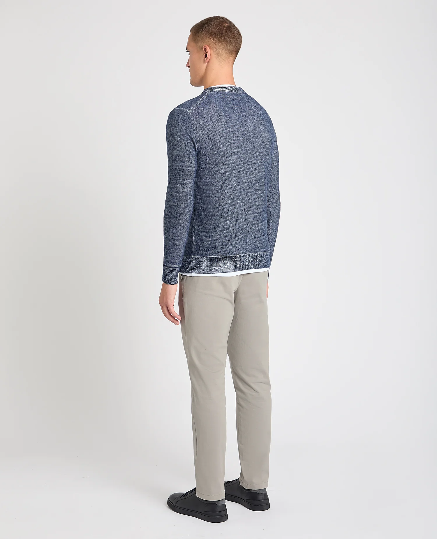 Two-Tone Knit Sweater - Image 3