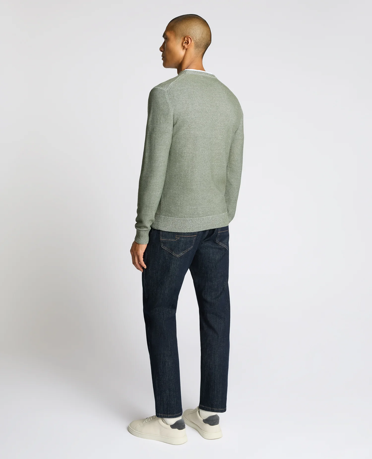 Two-Tone Knit Sweater - Image 3