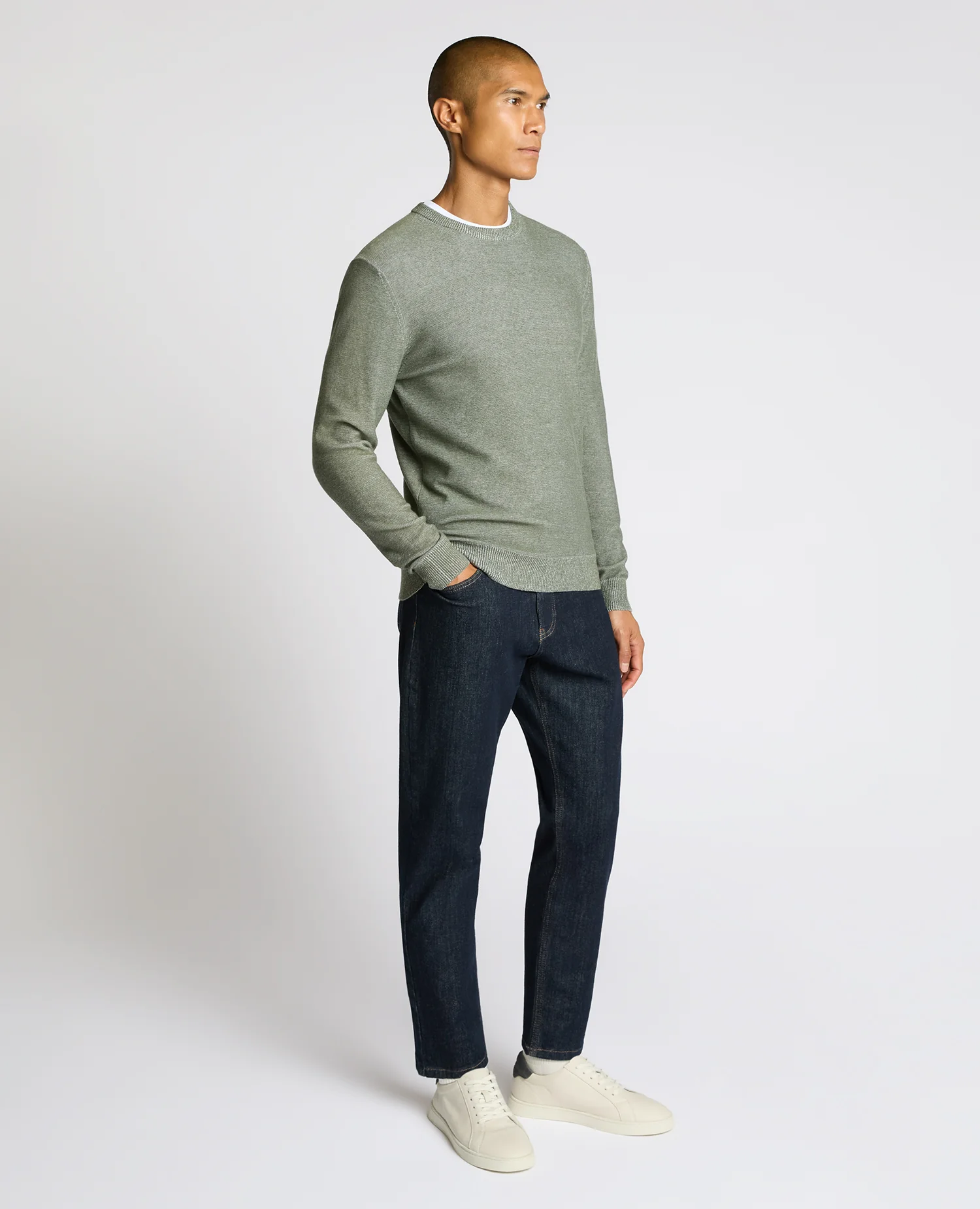 Two-Tone Knit Sweater - Image 4