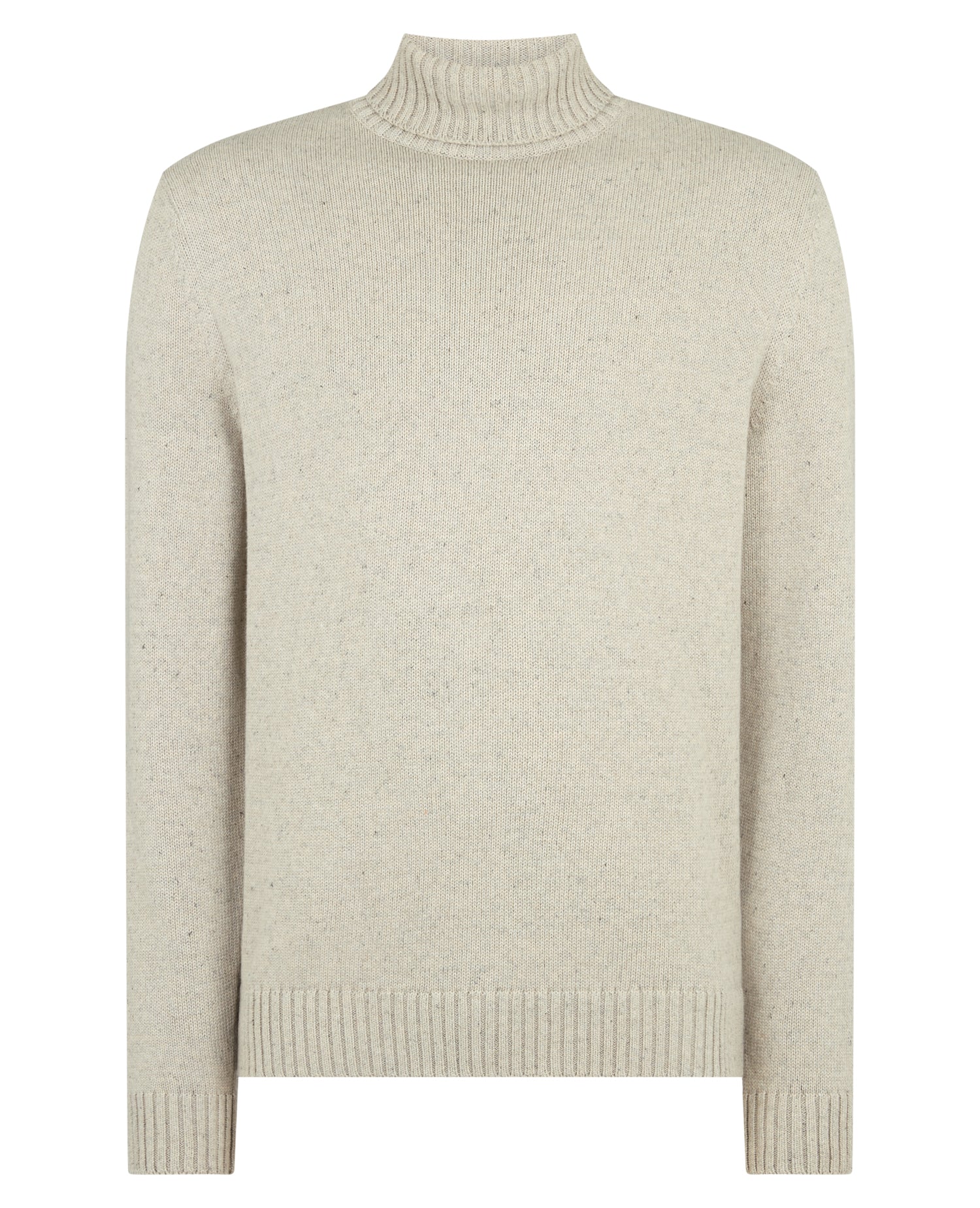 Roll Neck Cotton Knit Sweater - Image 6