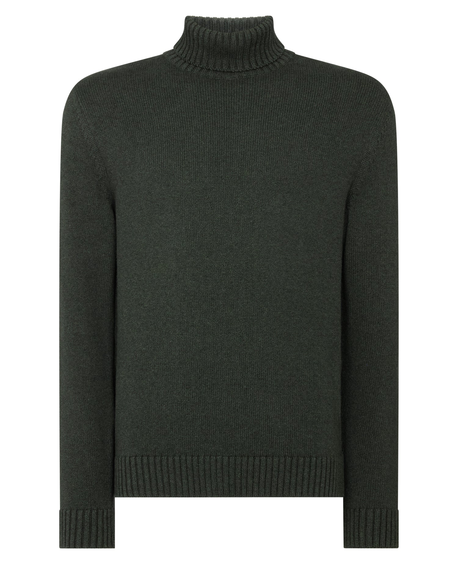 Roll Neck Cotton Knit Sweater - Image 6