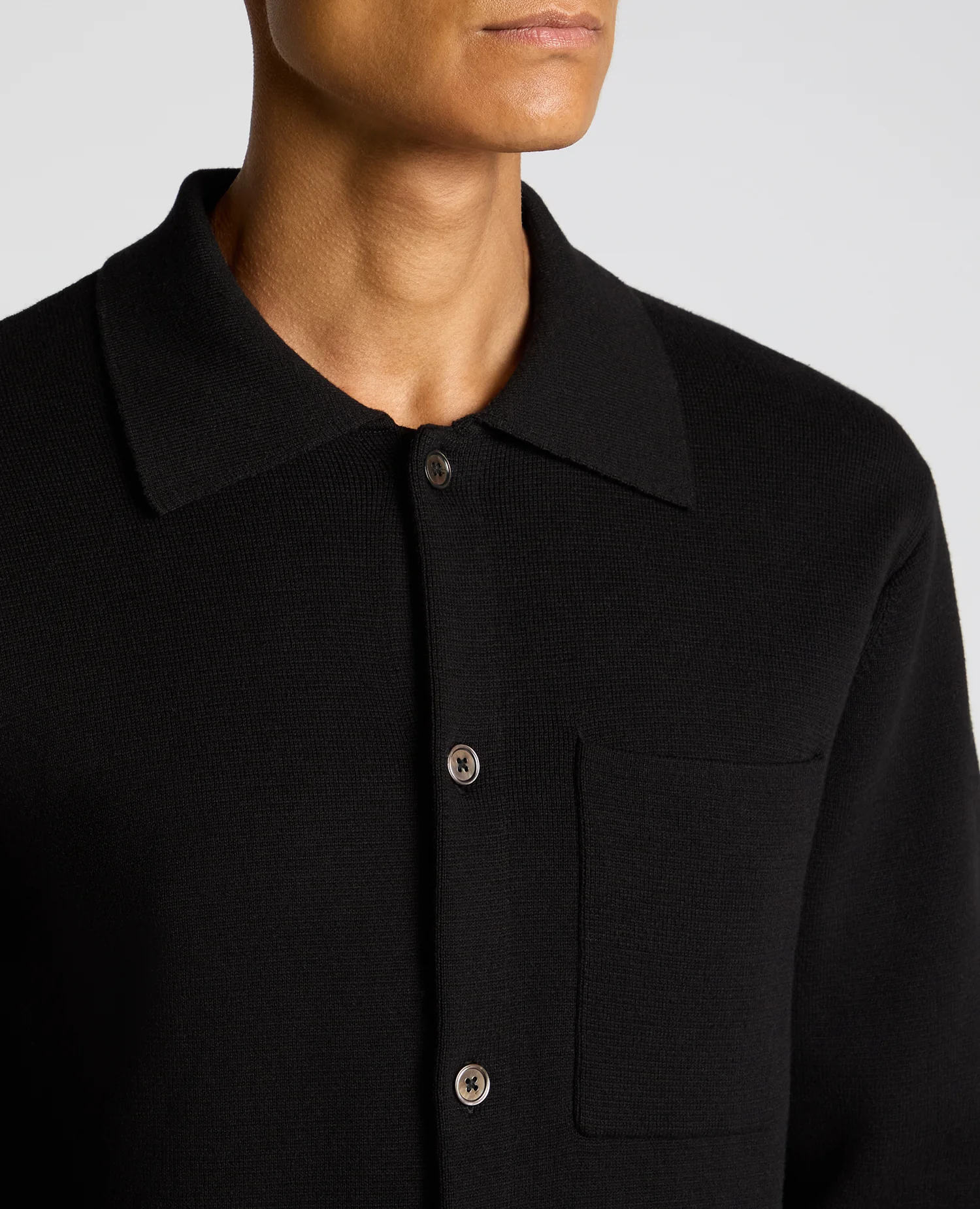Button-Up Cotton Cardigan - Image 5